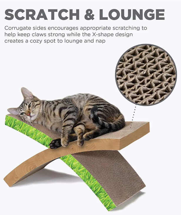 Easy Life Hammock Cat Scratcher – 2-in-1 Lounge & Scratch Pad