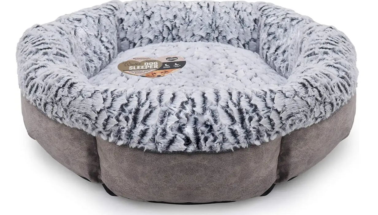 Rosewood Luxury Fleece Lined Plush Bed