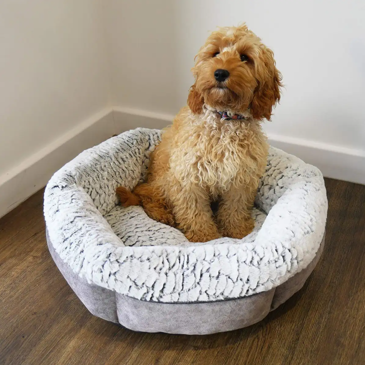 Rosewood Luxury Fleece Lined Plush Bed