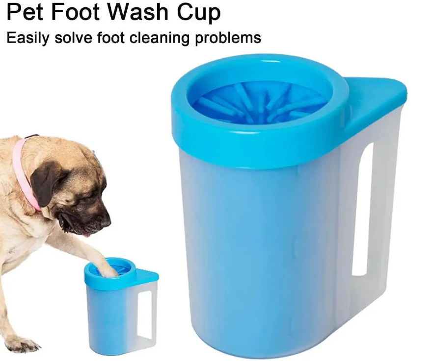 Silicone Pet Paw Cleaning Brush with Cup